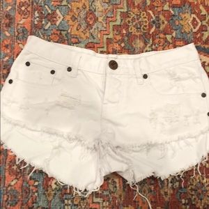 One teaspoon white shorts